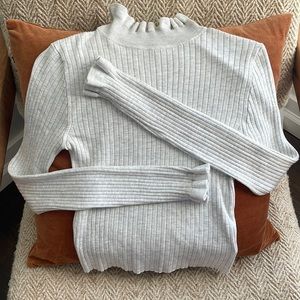 Ruffle Hem Sweater